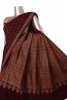 Pure Handloom Zari Butta Banarasi Crepe Silk Saree